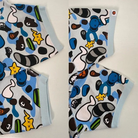 Vintage A Bathing Ape (Bape) Baby Milo x Kaws XL Animal Kingdom Sweater Rare - Picture 9 of 12